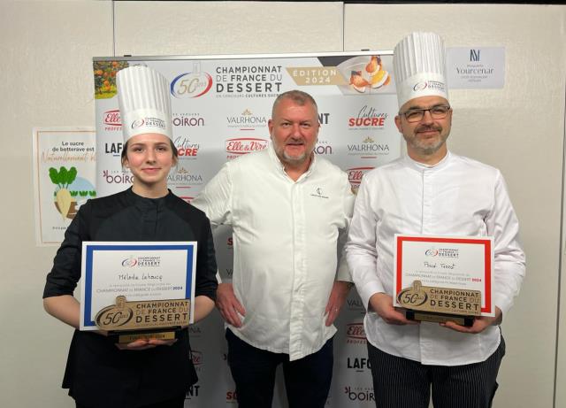 Mélodie Lehoucq, Christophe Duffosé et Pascal Ferrat 