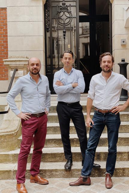 Les associés d'Alfred Hotels (de gauche à droite) : Bertrand Dugast, Loïc Salaun et Boris Roques-Rogery.