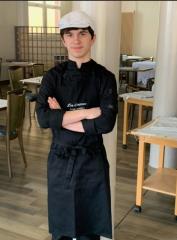 Jordan Vassal en terminale cuisine au lycée Lumière