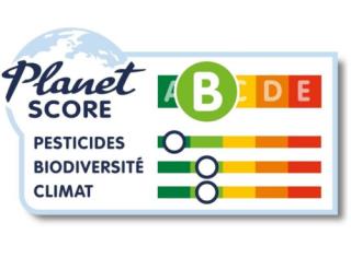 Le Planet-Score note les impacts environnementaux d'un produit.