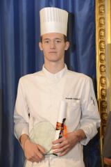 Amandin Colvray a remporté le 1er Prix du Challenge Foie Gras des Jeunes Créateurs Culinaires.