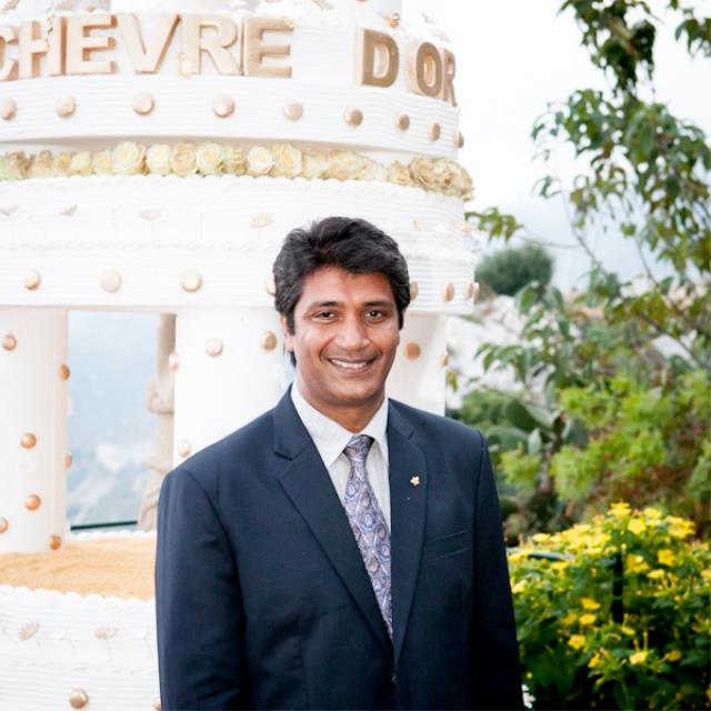 Thierry Naidu, directeur général du Château de la Chèvre d'Or et président de Phoenix Hotel Management Company.