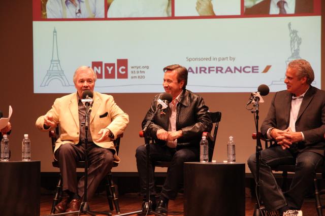 De gauche à droite: Jacques Pépin, Daniel Boulud, Eric Ripert. Ces trois chefs sont parmi les piliers de la gastronomie française aux Etats-Unis