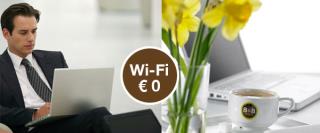 Le WiFi est gratuit dans tous les hôtels B&B