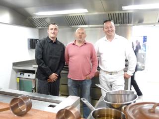 Le trio gangant de cette nouvelle formule : Nicolas Navarro, Jean-François Ferrante, Pascal...