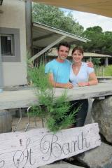 Florie et Romain Tarbouriech, le duo du  mas ostréicole le Saint Barth