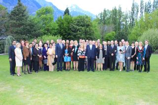 Les directeurs et membres corporate de Vatel réunis à Martigny.