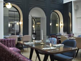 La salle du restaurant Bachaumont, Hôtel Bachaumont, Paris IIe