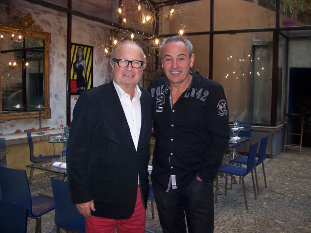 Jean-Claude Caro (à gauche) et Alan Dinc, le patron de la Tour Rose.