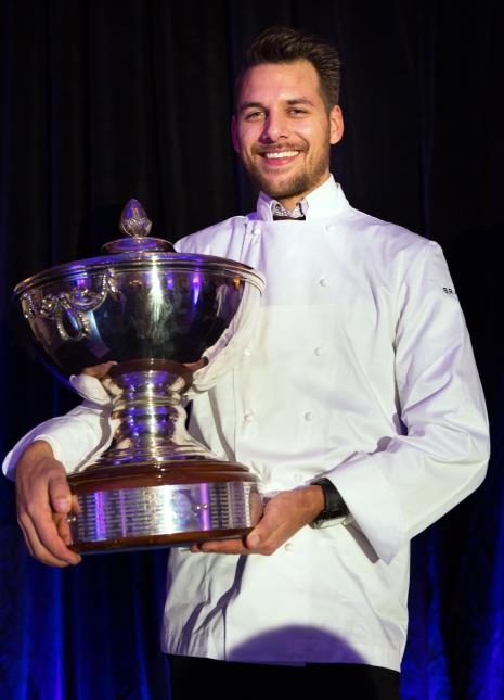 Jonathan Zandberger, lauréat 2014 du Prix culinaire international Le Taittinger.