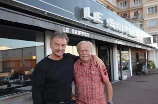 De g à d : Christophe Frankowski et son complice de longue date, François Effling.