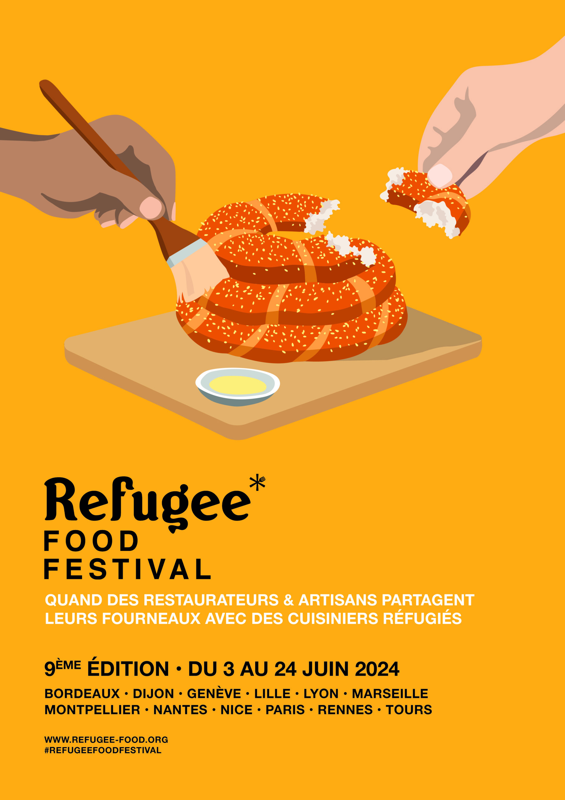 Chaque année, en juin, l'association Refugee Food fait son festival à travers la France.