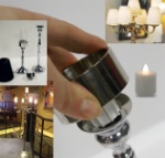 Adaptateur pour bougie à LED sur chandelier et photophores de Candle Concept