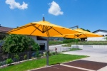 Parasol Amalfi Duo 2 de Caravita, une double protection solaire
