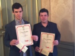 Deux apprentis du lycée Marie Curie reçoivent le prix de soutien de la Légion d'honneur du Gard