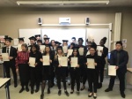 Cérémonie de remise des certificat d'anglais Cambridge English Certificate (CEC) au lycée Guillaume Tirel
