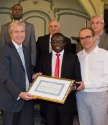 Robert Ngueutsa, vainqueur de la bourse de recherche de l'institut Quick
