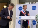 Alain Fontaine reçoit la médaille Victor Hugo de la mairie de Paris Centre